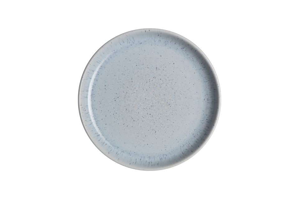 Denby Studio Blue Tea Plate Pebble | Coupe 17cm