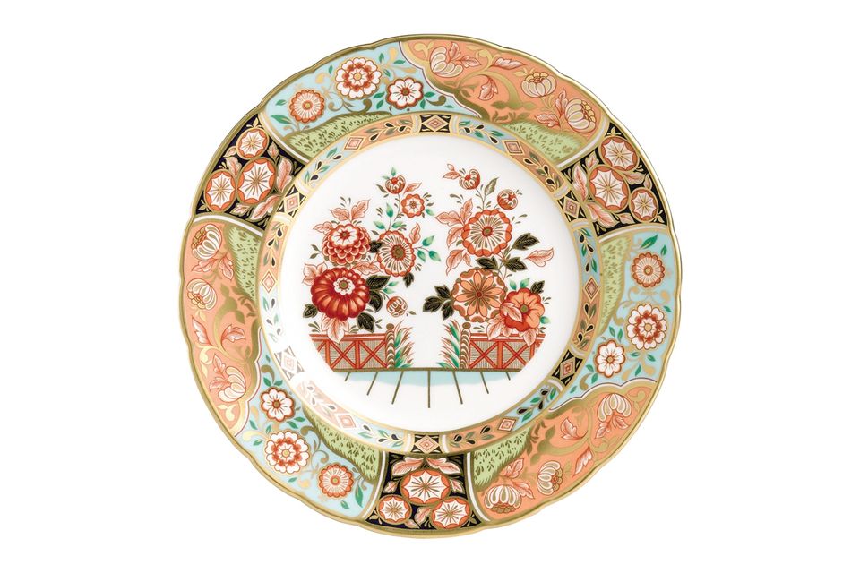 Royal Crown Derby Imari Accent Plates Plate Regency Flowers Plate (Boxed)