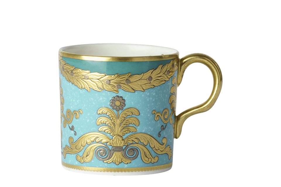 Royal Crown Derby Turquoise Palace Coffee/Espresso Can