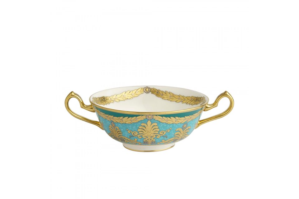 Royal Crown Derby Turquoise Palace Soup Cup Cup Only