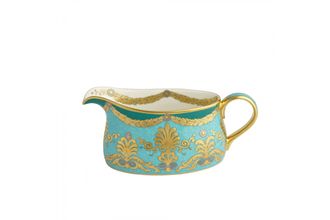 Royal Crown Derby Turquoise Palace Sauce Boat