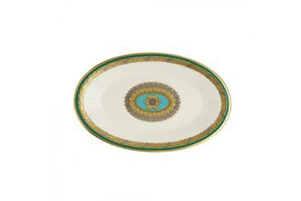 Royal Crown Derby Turquoise Palace Sauce Boat Stand