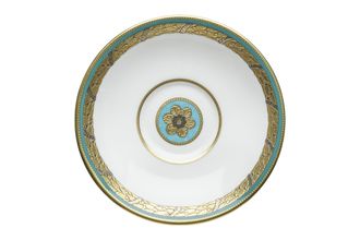 Royal Crown Derby Turquoise Palace Tea Saucer