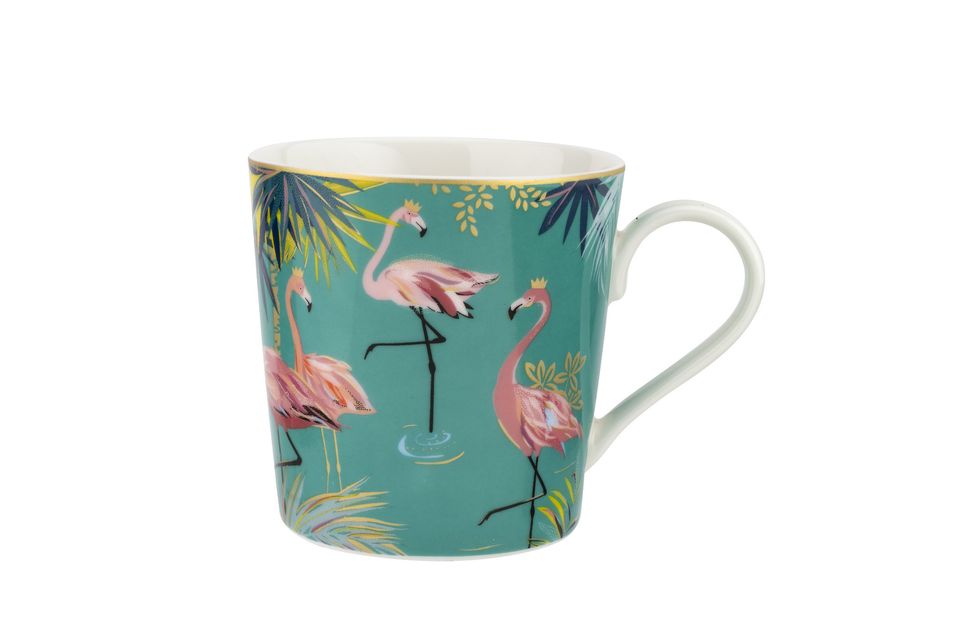 Sara Miller London for Portmeirion Tahiti Collection Mug Flamingo 0.34l