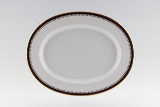 Spode Knightsbridge - Cobalt Oval Platter 13"