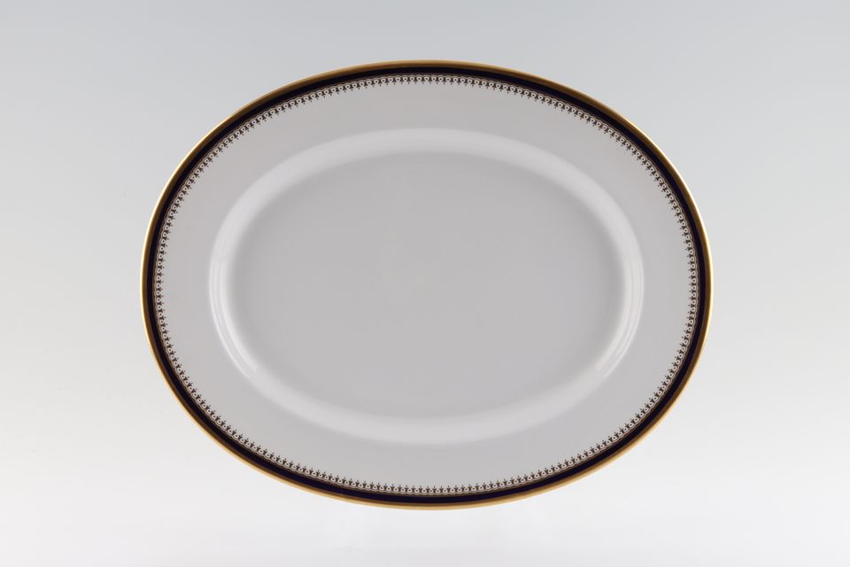 Spode Knightsbridge - Cobalt Oval Platter 13"