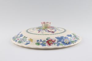 Masons Strathmore - Pink + Blue Vegetable Tureen Lid Only