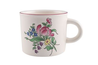 Luneville Reverbere Fin Mug Mini Mug Flowers vary 3 1/8" x 2 5/8", 210ml