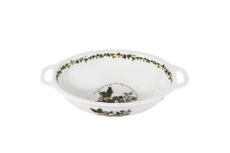 Sell Portmeirion The Holly and The Ivy Oval Handled Bowl 15"