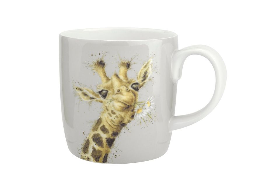 Royal Worcester Wrendale Designs Mug Flowers (giraffe) 400ml