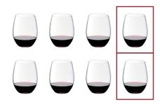 Riedel Riedel O Set of 8 Red Wine Glasses Value Pack - Pay 6 Get 8 600ml thumb 1
