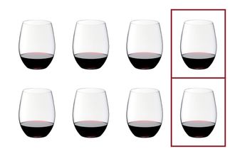 Riedel Riedel O Set of 8 Red Wine Glasses Value Pack - Pay 6 Get 8 600ml