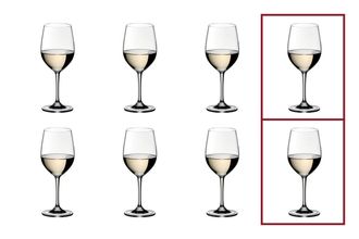 Riedel Vinum Set of 8 White Wine Glasses Value Pack - Pay 6 Get 8 350ml