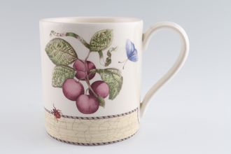 Sell Wedgwood Sarah's Garden - Cream and Terracota Mug Cream - Straight sided - large 3 3/4" x 4"