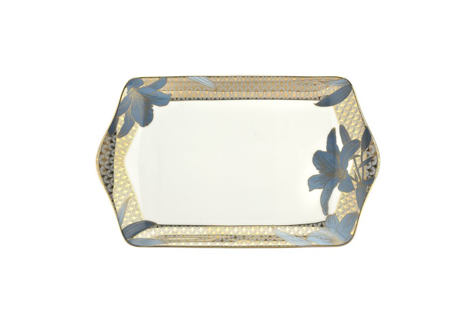 Royal Worcester Blue Lily Sandwich Tray 30.5cm