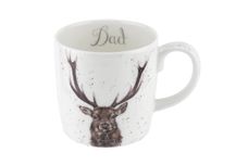 Royal Worcester Wrendale Designs Mug Dad (Stag) 400ml thumb 1