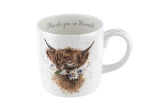 Royal Worcester Wrendale Designs Mug Thank You (Cow) 400ml