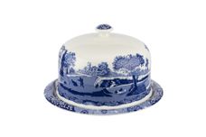 Spode Blue Italian Cheese Dome with Base 29.2cm thumb 1