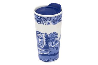 Spode Blue Italian Travel Mug with Lid 0.35l