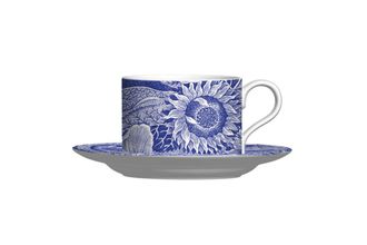 Spode Sunflower - The Blue Room Collection Teacup & Saucer 2020 edition 0.28l
