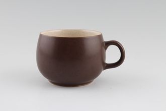 Denby Russet Teacup brown outside Rounded shape 3" x 2 1/2"