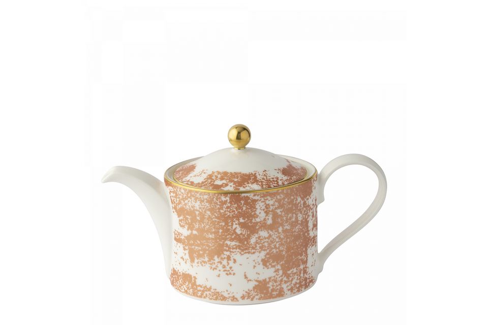 Royal Crown Derby Crushed Velvet - Copper Teapot 0.5l