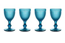 Vista Alegre Bicos Set of 4 Goblets Blue 280ml thumb 1