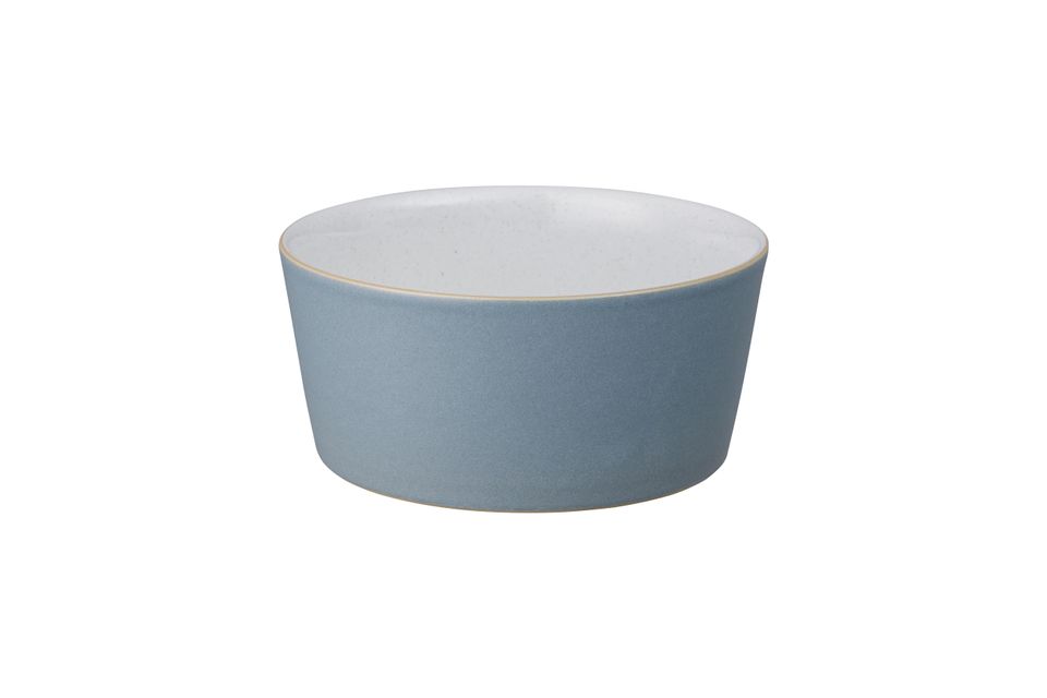 Denby Impression Blue Cereal Bowl Straight Sided 13cm