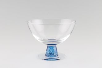 Denby Imperial Blue Sundae Glass Footed 5 1/8" x 3 7/8"