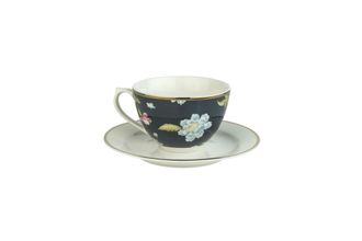 Laura Ashley Heritage Collectables Cappuccino Cup & Saucer Midnight Uni 260ml