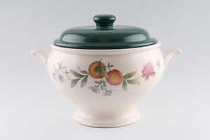 Cloverleaf Peaches and Cream Soup Tureen + Lid