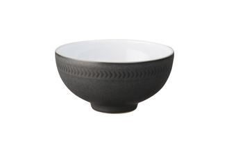 Sell Denby Natural Charcoal Rice Bowl Textured 13cm