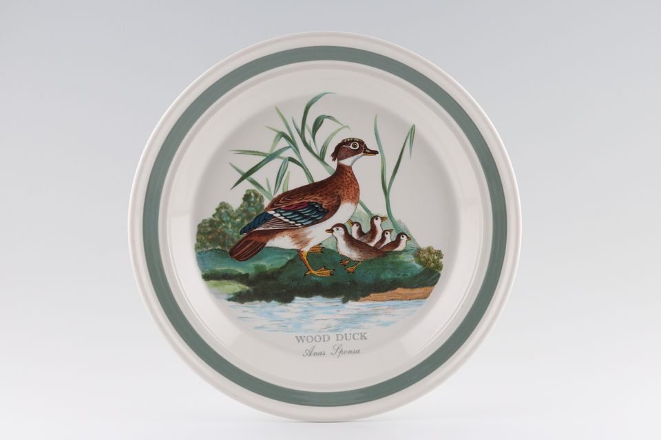 Portmeirion Birds of Britain - Backstamp 1 - Old Dinner Plate Wood Duck 10 3/8"