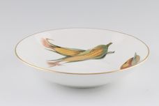 Royal Worcester Evesham - Gold Edge Soup / Cereal Bowl Coupe Soup Sweetcorn, cut apple, blackcurrants 7 1/8" thumb 2