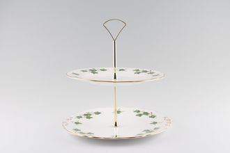 Sell Colclough Ivy Leaf - 8143 2 Tier Cake Stand 9 1/4" cake plate, 8 1/4" plate