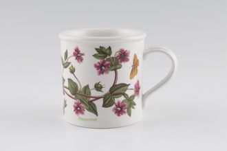 Sell Portmeirion Botanic Garden - Older Backstamps Coffee Cup  	Drum shape - Anagallis Arvensis - Pimpernel 2 1/2" x 2 5/8"