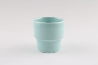 Poole Twintone Seagull and Ice Green Egg Cup All Green 1 3/4" x 1 3/4"