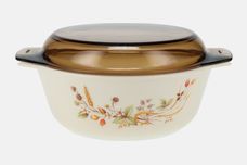 Marks & Spencer Harvest Casserole Dish + Lid Pyrex With Smoked Glass  3pt thumb 1