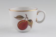 Royal Worcester Evesham - Gold Edge Coffee Cup Shape C,gold lines on the sides of the handle 2 3/4" x 2 1/4" thumb 1