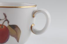 Royal Worcester Evesham - Gold Edge Coffee Cup Shape C,gold lines on the sides of the handle 2 3/4" x 2 1/4" thumb 2