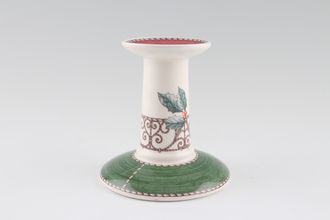 Sell Wedgwood Sarah's Garden - Christmas Candlestick Holly - Green and Red 4"