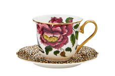 Spode Creatures of Curiosity Teacup & Saucer White/Leopard 0.25l thumb 1