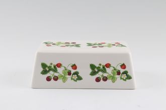 Sell Portmeirion Summer Strawberries Butter Dish Lid Only Deep 5 1/2" x 3"