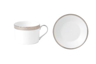 Sell Vera Wang for Wedgwood Lace Platinum Teacup & Saucer