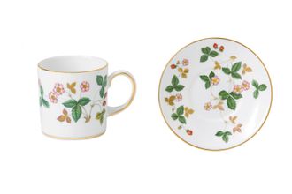 Wedgwood Wild Strawberry Coffee Cup & Saucer