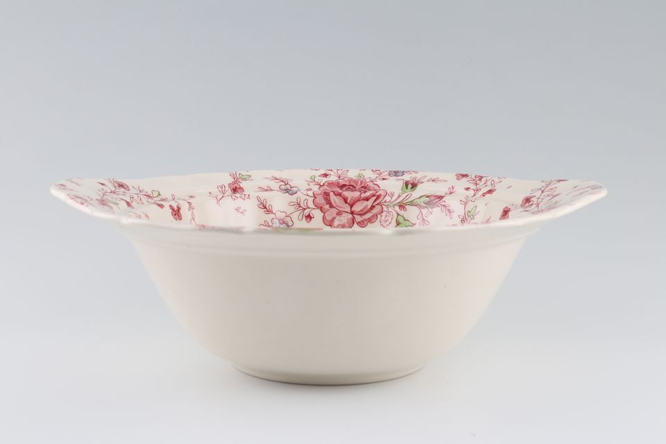 Johnson Brothers Rose Chintz - Pink Vegetable Tureen Base Only 3pt