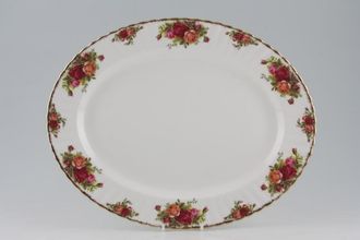 Royal Albert Old Country Roses - Made in England Oval Platter 16 1/4"
