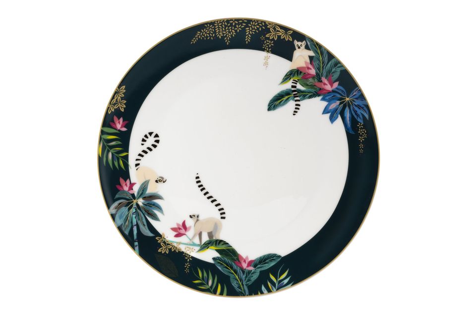 Sara Miller London for Portmeirion Tahiti Collection Dinner Plate Lemur 28cm