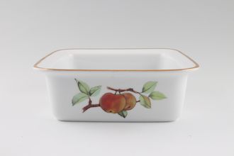 Royal Worcester Evesham - Gold Edge Roaster Square with Rim,Fruits Vary 8 1/4" x 8 1/4"
