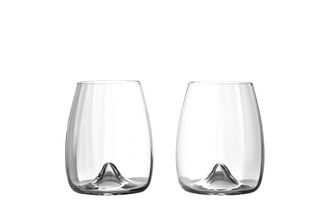 Waterford Elegance Pair of Wine Glasses Optic Stemless